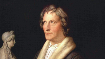Bertel Thorvaldsen na obrazie Karla Begasa. Źródło: Wikimedia Commons
