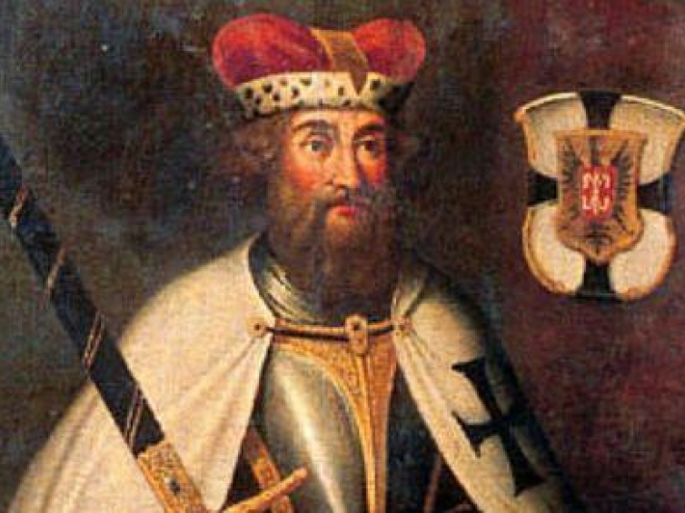 Wielki mistrz krzyżacki Hermann von Salza (1179-1239). Źródło: Wikimedia Commons