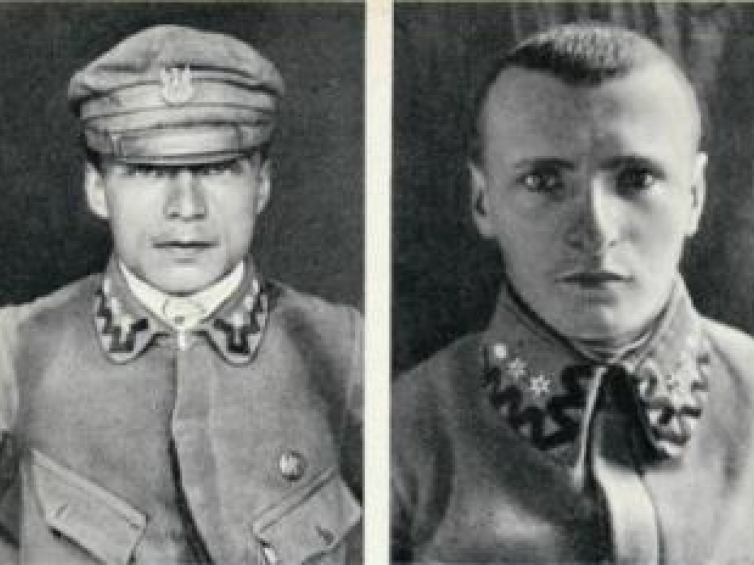 Polegli pod Konarami kapitanowie "Herwin" (1) i "Grudziński" (2)