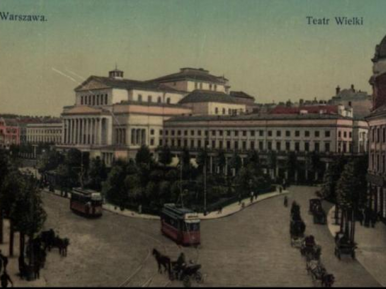 Teatr Wielki w Warszawie. Ok. 1915 r. Źródło: CBN Polona