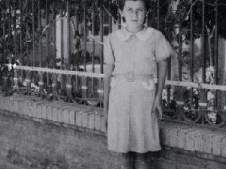 Eugenia Piotuch po sześciomiesięcznym pobycie w szpitalu w Teheranie, 1942. Fot. ze zbiorów E. Smolnickiej. Źródło MHP