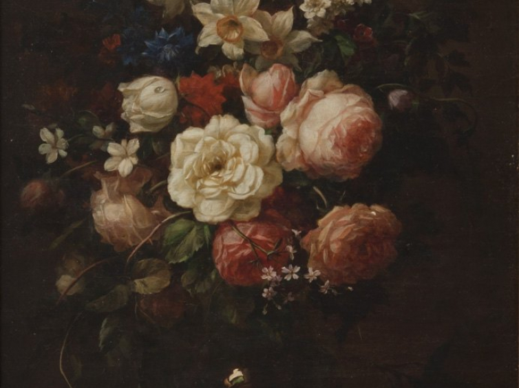 Krąg Jana Davisz. de Heema - Martwa natura z kwiatami. Źródło: Business & Culture