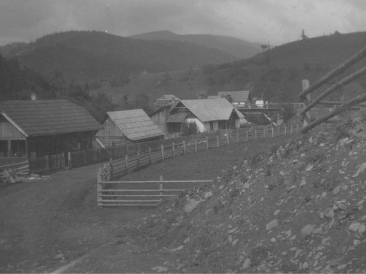 Rafajłowa. Panorama miejscowości. Lata 1918-1939. Źródło: NAC