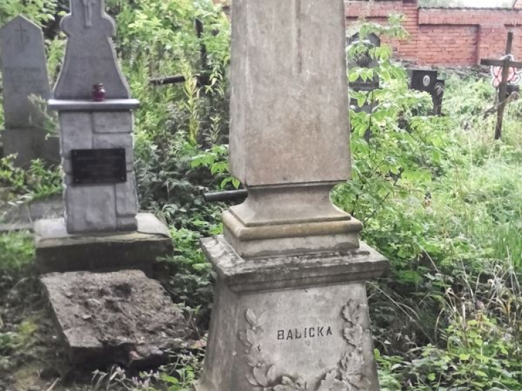 Cmentarz w Drohobyczu. Grób Balickiej. 2016 r. Fot. Fundacja Niepodległości