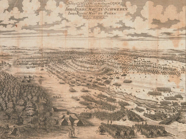 Bitwa pod Kliszowem - grafika ze zbiorów Zamku Królewskiego w Warszawie. Źródło: Wikimedia Commons