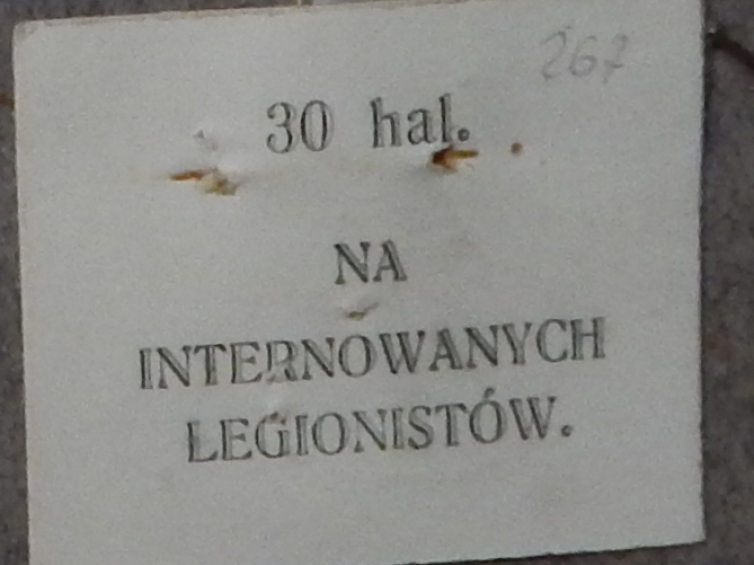 Zbiórka na internowanych legionistów. Źródło: Narodowe Archiwum w Krakowie