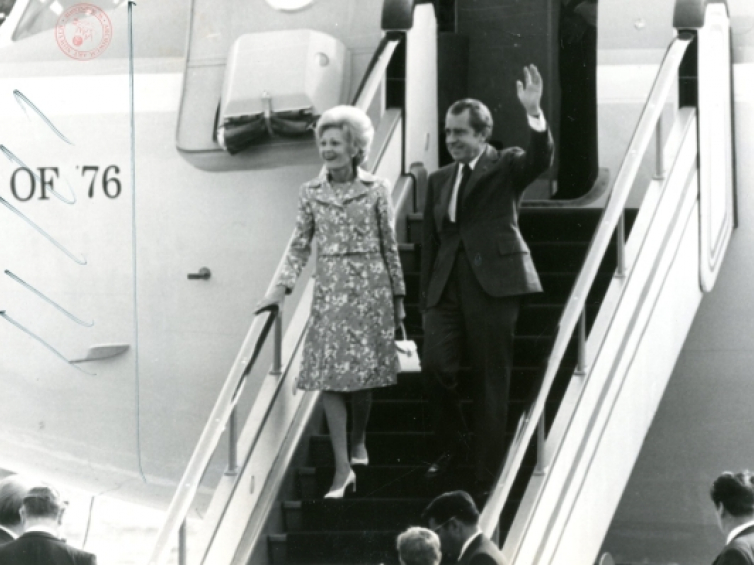 Wizyta prezydenta Stanów Zjednoczonych Richarda Nixona. Warszawa 31.05.1972 Źródło: AAN