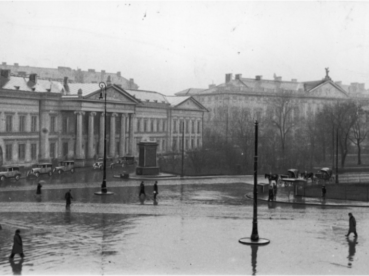 Sąd Apelacyjny przy placu Krasińskich w Warszawie, 1933 r. Fot. NAC