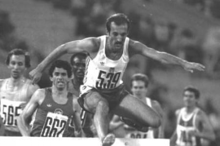 Bronisław Malinowski na Igrzyskach Olimpijskich w Moskwie. 1980 r. Fot. PAP/CAF/S. Momot 