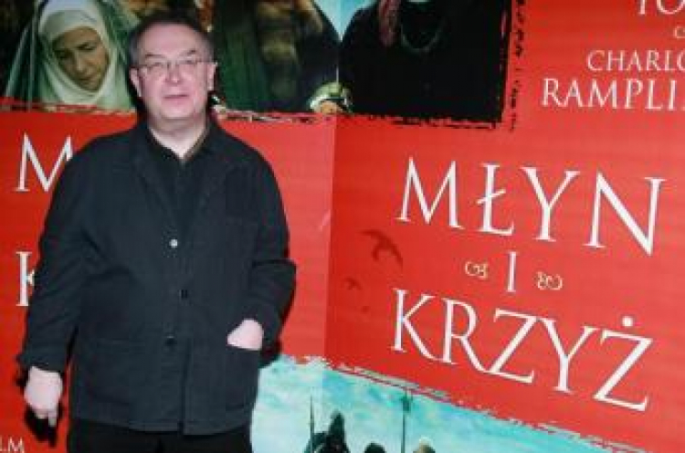 Reżyser Lech Majewski podczas warszawskiej premiery filmu "Młyn i krzyż" w marcu 2011 r. Fot. PAP/S. Leszczyński 