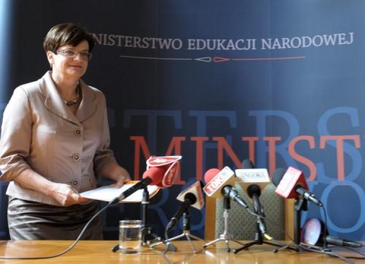 Minister Edukacji Narodowej Krystyna Szumilas. Fot. PAP/A. Hrechorowicz
