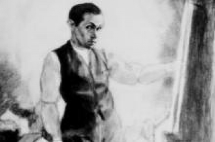 Bruno Schulz, autoportret, 1921 r. Fot. PAP/T. Prażmowski