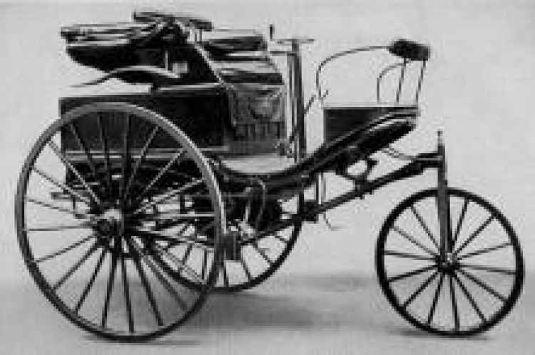 Automobil Karla Benza z 1888 r. Fot. Wikimedia Commons