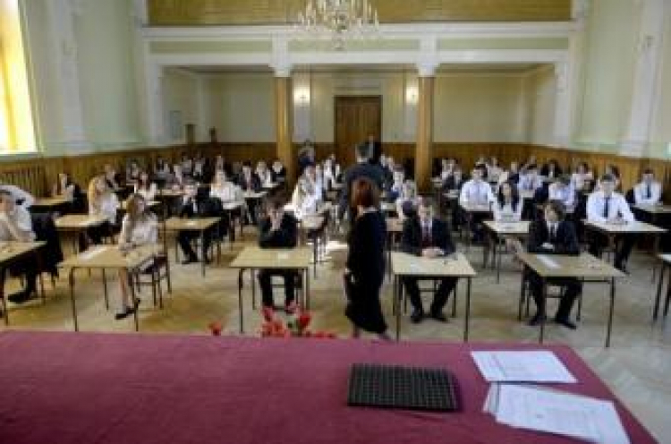 Egzamin maturalny w 2013 r. Fot. PAP/D. Delmanowicz