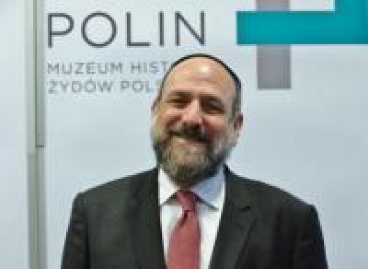 Naczelny rabin Polski Michael Schudrich. Fot. PAP/M. Obara