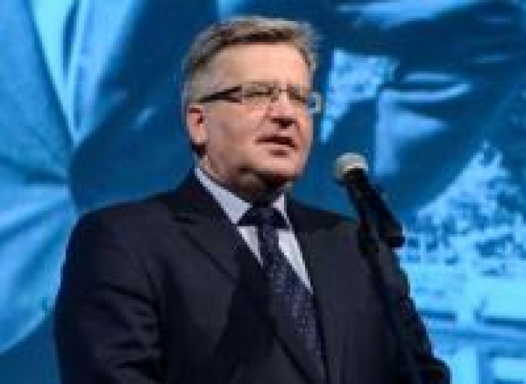 Prezydent Bronisław Komorowski. Fot. PAP/J. Kamiński 