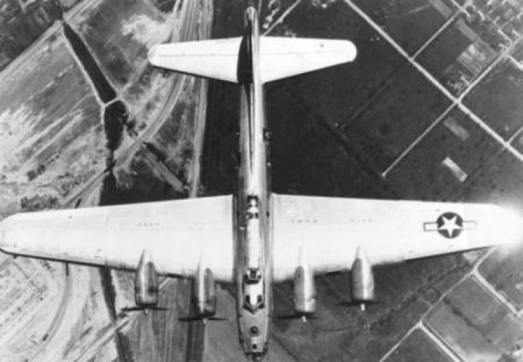 Boeing B-17 "Larająca forteca". Źródło: Wikimedia Commons