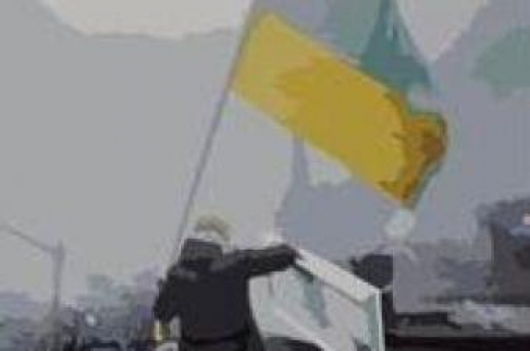 Wystawa zdjęć z Majdanu. Źródło: MW