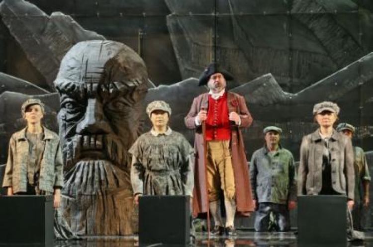 Próba dla mediów opery "Wilhelm Tell" G. Rossiniego w reżyserii Davida Pountneya. Fot. PAP/R. Guz