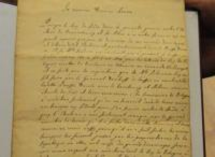 Oryginalny odpis „Traktatu gdańskiego” odzyskany przez nowojorską Fundację Rodziny Blochów. Fot. PAP/G. Jakubowski