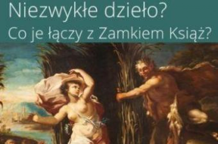 Fragment plakatu wystawy „Metamorfozy Zamku Książ”