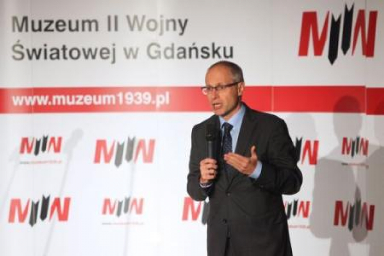 Dyrektor Muzeum II Wojny Światowej prof. Paweł Machcewicz. Fot. PAP/P. Wittman