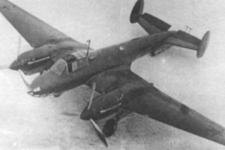 Myśliwsko-bombowy Pe-2. Źródło: Wikimedia Commons