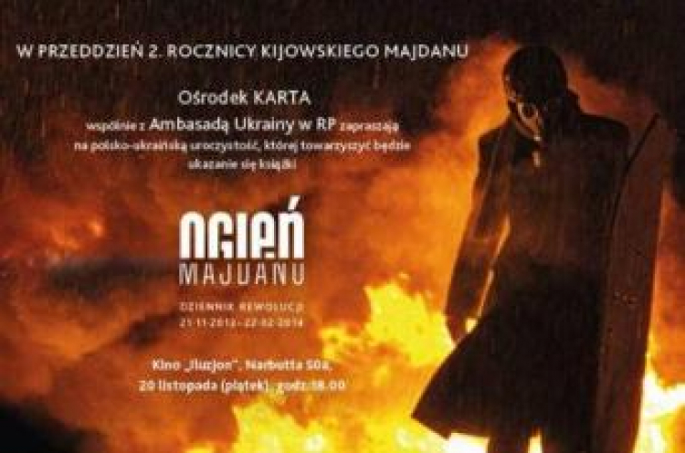 „Ogień Majdanu” - polsko-ukraińska uroczystość w 2. rocznicę rewolucji