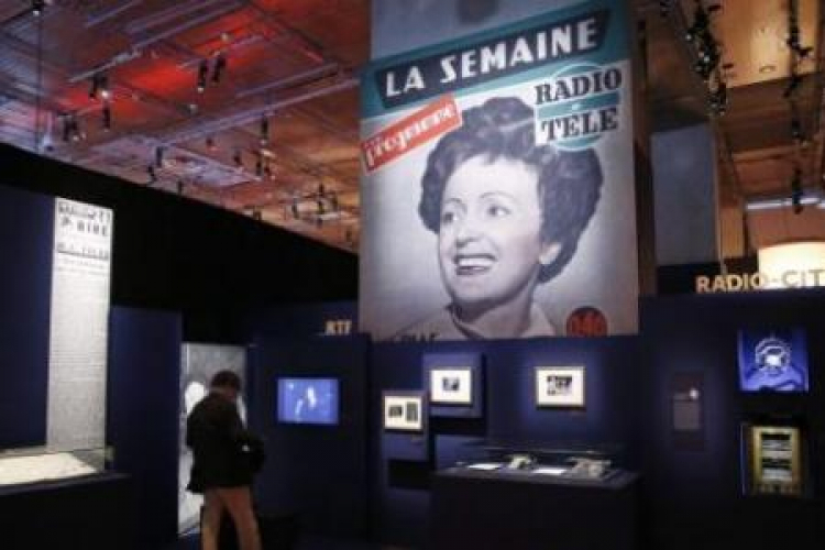 Wystawa "Piaf " w Bibliothèque François Mitterrand. 2015 r. Fot. PAP/EPA