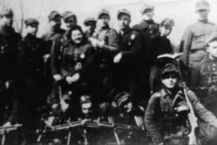 Oddział „Krysiaków”. 1945 r. Fot. IPN