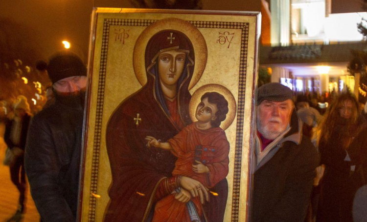 Ikona Matki Bożej Salus Populi Romani. Fot. PAP/A. Grygiel