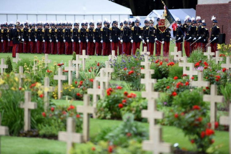 Obchody setnej rocznicy bitwy nad Sommą w miejscowości Thiepval we Francji. Fot. PAP/EPA