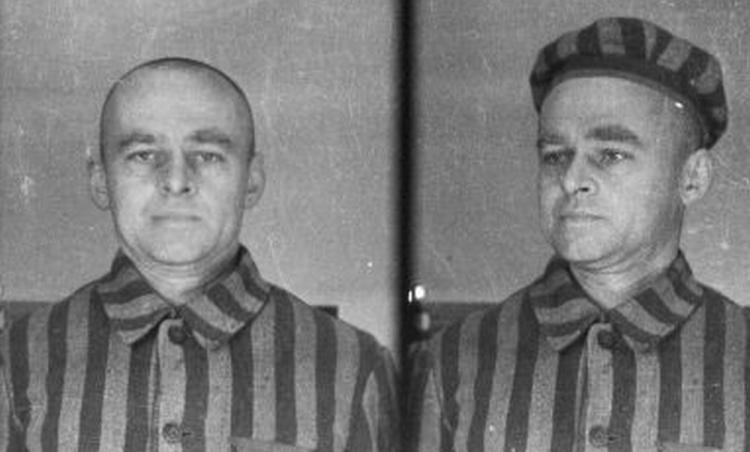 Fotografia obozowa rotmistrza Witolda Pileckiego. Źródło: Muzeum Auschwitz