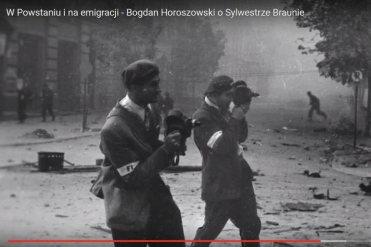 Film „W Powstaniu i na emigracji”.  Źródło: profil Muzeum AK w Krakowie w serwisie YouTube