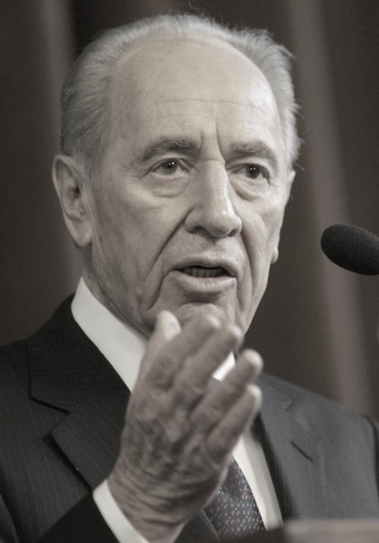Szimon Peres. Fot. PAP/B. Zborowski
