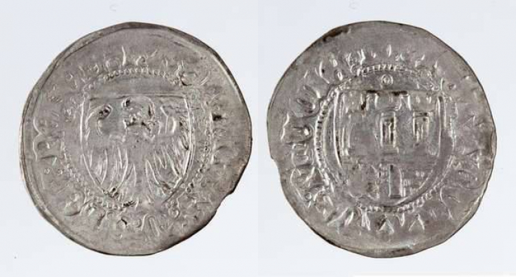 Wystawa numizmatyczna w 550. rocznicę II pokoju toruńskiego w muzeum w Lidzbarku Warmińskim. Źródło: Muzeum Warmii i Mazur
