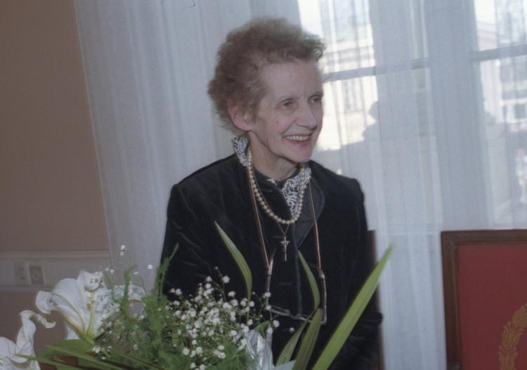 Sue Ryder. 1993 r. Fot. PAP/A. Rybczyński
