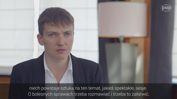 Nadia Sawczenko. Źródło: serwis wideo PAP 