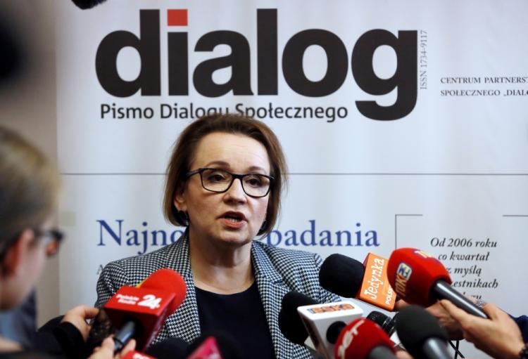 Minister edukacji Anna Zalewska. Fot. PAP/T. Gzell
