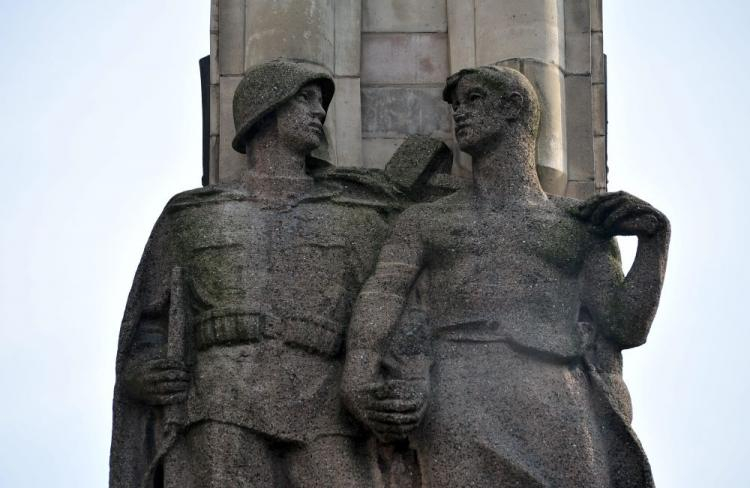 Pomnik Wdzięczności dla Armii Radzieckiej w centrum Szczecina. Fot. PAP/M. Bielecki 