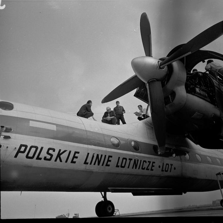 26 sierpnia 1970 r. Rudolf Olma, próbował uprowadzić samolot PLL LOT. Fot. PAP/S. Jakubowski