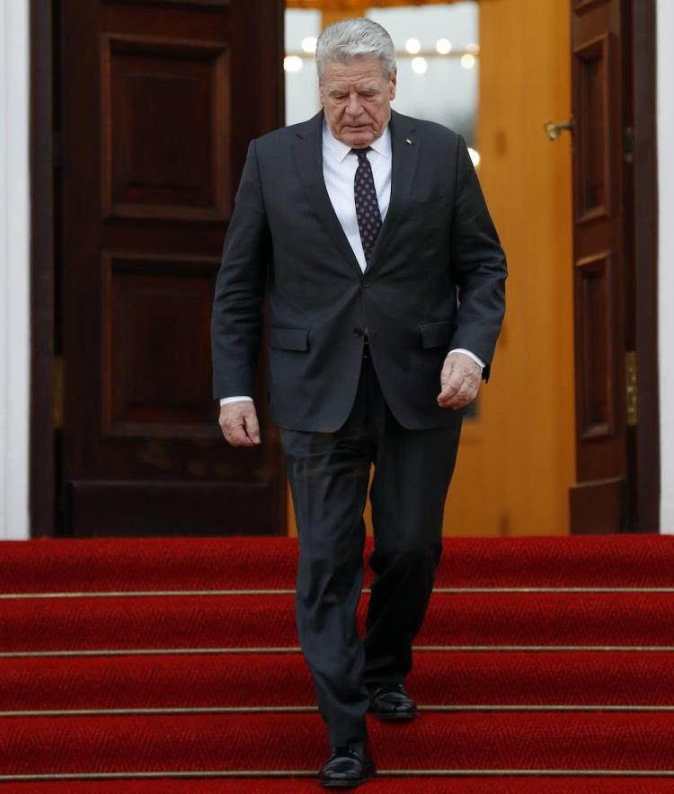 B. prezydent Niemiec Joachim Gauck. Fot. PAP/EPA