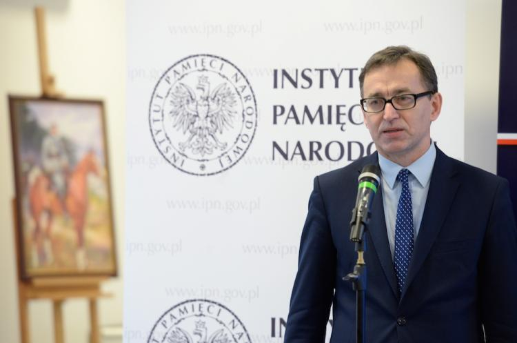 Prezes Instytutu Pamięci Narodowej Jarosław Szarek. Fot. PAP/J. Turczyk