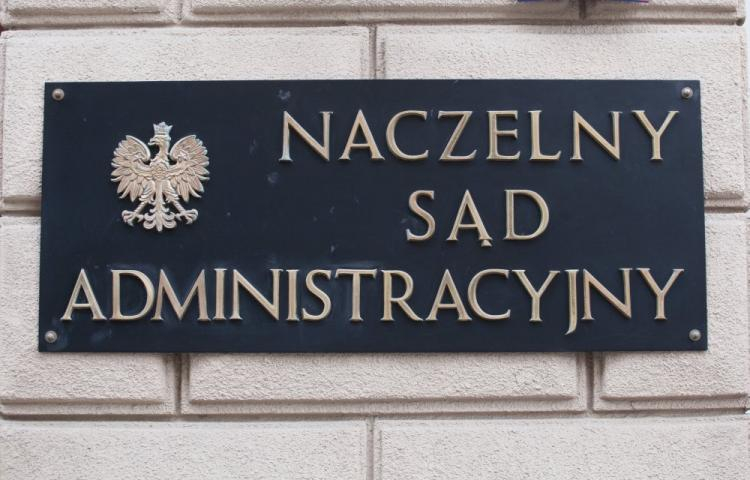 Naczelny Sąd Administracyjny. Fot. PAP/M. Kaliński 