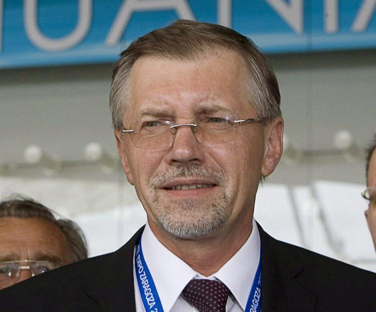 Gediminas Kirkilas. 2008 r. Fot. PAP/EPA