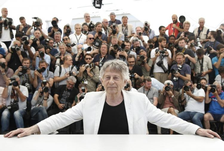 Roman Polański na 70. Międzynarodowym Festiwalu Filmowym w Cannes. Fot. PAP/EPA