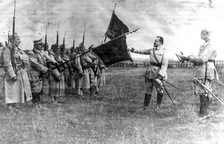 Armia Polska we Francji - objęcie dowództwa przez gen. Józefa Hallera. Źródło: NAC