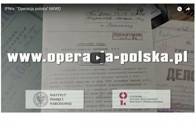 "Operacja polska" NKWD. Źródło: profil IPN w serwisie YouTube - IPNtvPL