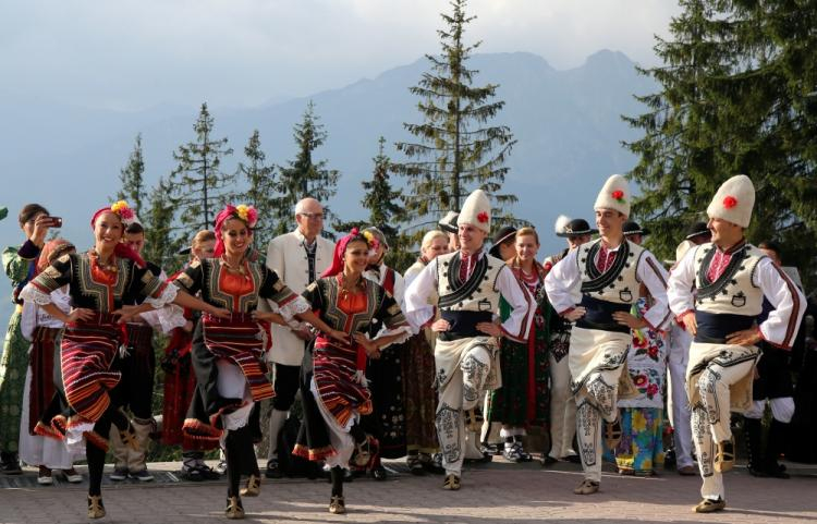 48. Międzynarodowego Festiwalu Folkloru Ziem Górskich.  Zakopane, 21.08.2016. Fot. PAP/G. Momot