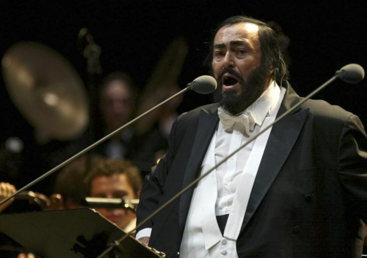 Luciano Pavarotti. Fot. PAP/EPA